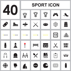 sport icon , sport set icon