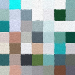 colorful abstract mosaic pattern with rough texture background. colorful square pattern background. Picture for creative wallpaper or design art work. Backdrop have copy space for text.