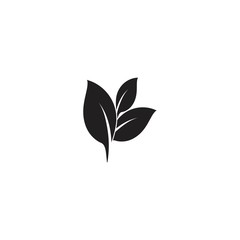 leaf icon logo vector