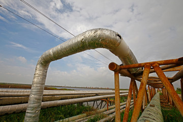 Pipeline of oil fields