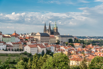 Obraz premium Prague castle and Historical buildings