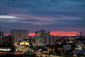 Church at sunset 