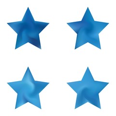 Obraz premium Set of pentagram modern backgrounds.