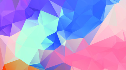 Obraz premium Abstract Color Polygon Background Design, Abstract Geometric Origami Style With Gradient