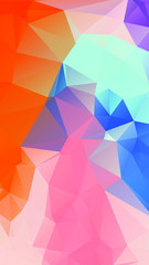 Abstract Color Polygon Background Design, Abstract Geometric Origami Style With Gradient