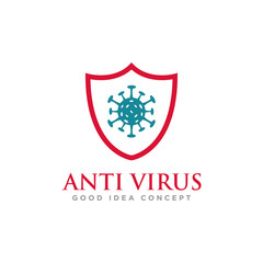 Virus Logo Icon Design Vector