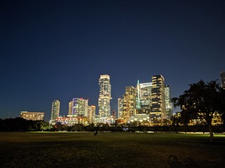 Fototapeta na wymiar Austin Texas skyline at night