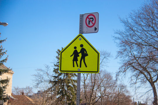 School zone sign