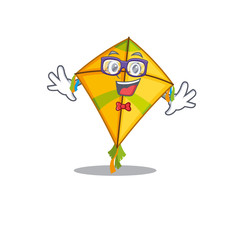 Super Funny Geek kite cartoon character design