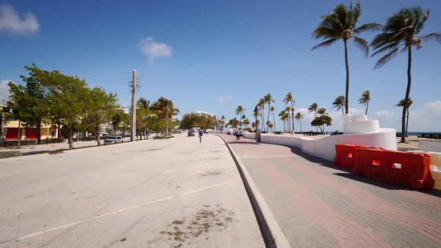 Fort Lauderdale Beach shut down 2020
