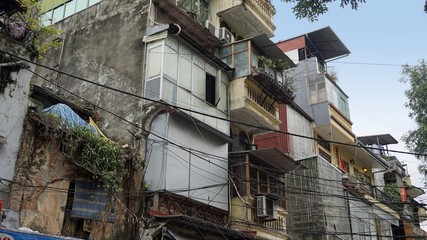 buildings in hanoi the capitol of vietnam