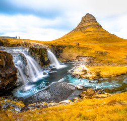 Iceland Waterfalls and Mountains