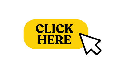 Click here button with clicking arrow icon