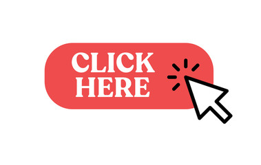 Click here button with clicking arrow icon