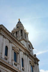 Fototapeta premium St Paul's Cathedral in the backlight of afternoon, London, UK