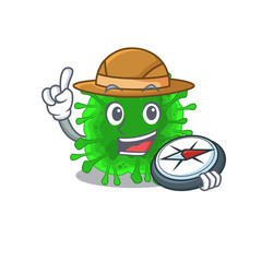 Minunacovirus an experienced explorer with a compass