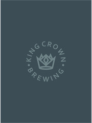 king crown line art logo design
