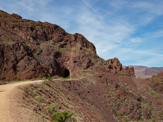 Beautiful nature landscape around Historic Railroad Hiking Trail