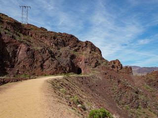 Beautiful nature landscape around Historic Railroad Hiking Trail