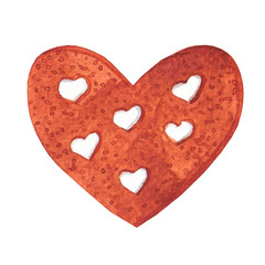 Biscuit Heart shaped food Homemade biscuits Saint Valentine’s day Christmas snack