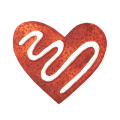 Biscuit Heart shaped food Homemade biscuits Saint Valentine’s day Christmas snack