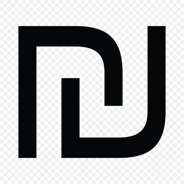 Israeli sheckel Currency symbol icon