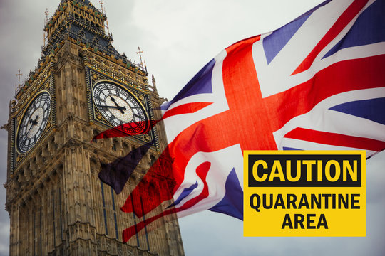 UK under Quarantine. Representative image for Covid-19 outbreak. London under lockdown. 