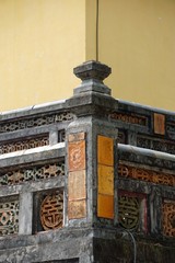 Obraz premium ancient temple village in hue