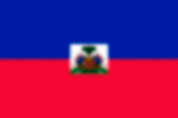 Blurred background with flag Haiti