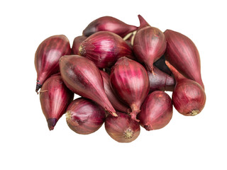 Blue onion arpash in a glass plate on a wooden background