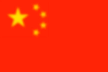 Blurred background with flag China