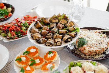 Stuffed eggplant