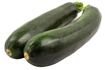 Zucchini on a white background isolate