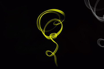 Beautiful colorful smoke abstract background