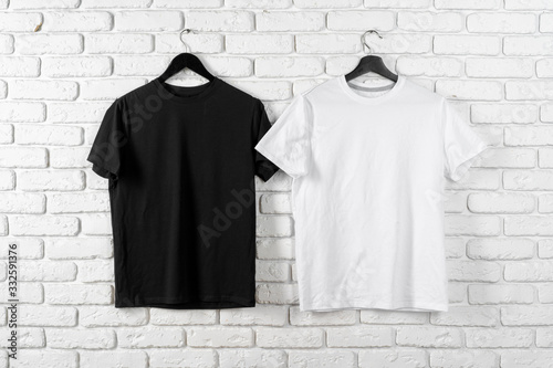 double colour shirt black and white
