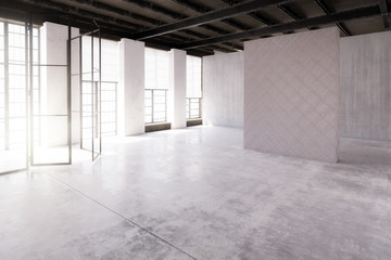 Contemporary Office Loft after Renovation II - 3d visualization