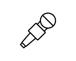 Microphone line icon