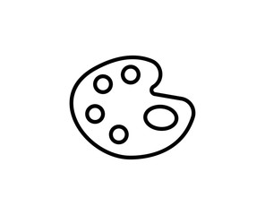 Palette line icon