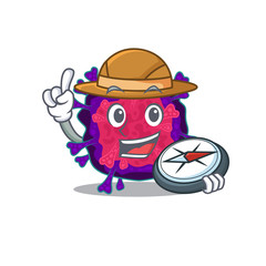 Nyctacovirus an experienced explorer with a compass