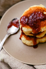 Homemade pancakes
