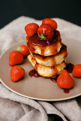 Homemade pancakes