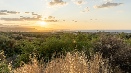 Sonnenuntergang auf Kräta