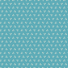 Vector blue triangle dots seamless pattern background