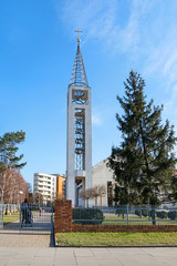 KRAKOW, POLAND - MARCH 09, 2020: The Holy Spirit church