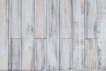 Wood table painted white, wooden texture.Wall lamp with yellow shade from canvas . The lamp shines in the dark . Vintage Wall Lamp . light bulb design in vintage style on wall . antique lamp . close u