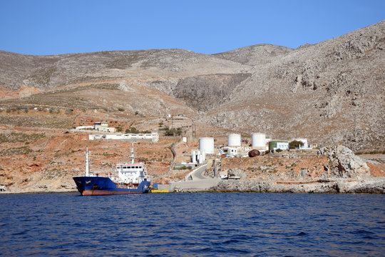 Schiff bei Kalymnos