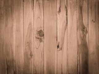 Wood panel plank texture background, image used retro vintage filter