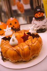 할로윈 케익과 컵케익