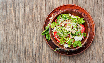 Spring vegetable salad