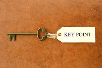 キーポイントのタグのついたキー